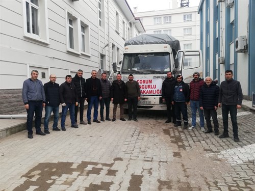 AFET BÖLGESİNE YARDIMLARIMIZ DEVAM EDİYOR