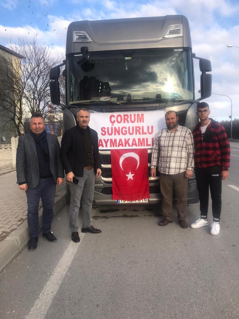 YAKACAK TIRI AFET BÖLGESİNE GÖNDERİLDİ.